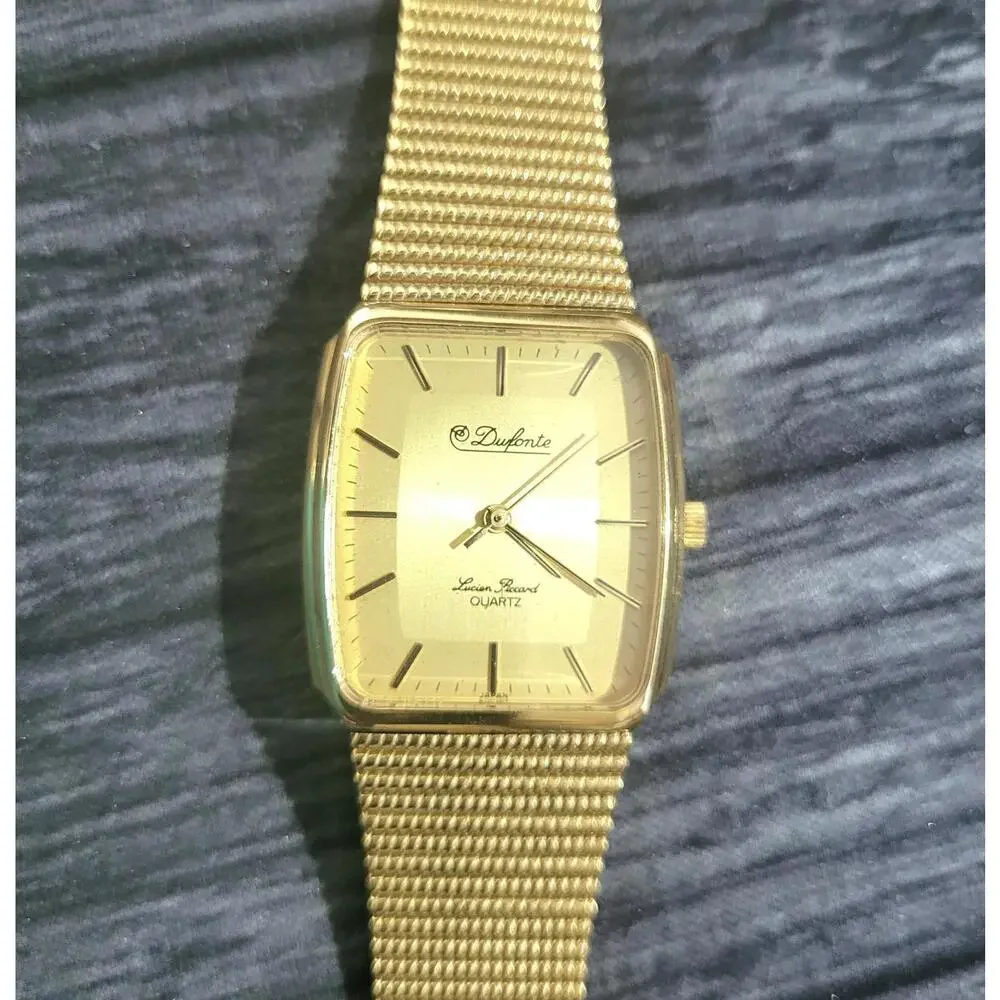 Rare Vintage Dufonte Lucien Piccard Mens Watch New Old Stock - Picture 3 of 13